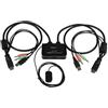 StarTech.com Switch KVM cavo HDMI USB 2 porte con audio e switch remoto - Alimentazione USB