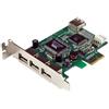 StarTech.com Scheda Pci Express basso prfilo con 4 porte USB 2.0 ad alta velocità