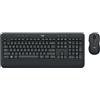Logitech MK545 ADVANCED Wireless Keyboard and Mouse Combo tastiera Mouse incluso USB QWERTZ Tedesco Nero