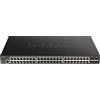 D-Link DGS-1250-52XMP Gestito L3 Supporto Power over Ethernet (PoE) Nero