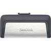 SanDisk Drive USB Ganda Ultra Tipe-C 256 GB unità flash USB USB Type-A / USB Type-C 3.2 Gen 1 (3.1 Gen 1) Grigio, Argento
