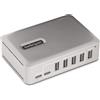 StarTech.com 10G5A2CS-USB-C-HUB hub di interfaccia USB 3.2 Gen 2 (3.1 Gen 2) Type-C 10000 Mbit/s Argento