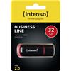 Intenso 32GB USB2.0 unità flash USB USB tipo A 2.0 Nero, Rosso