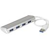 StarTech.com Hub USB a 4 porte, Da USB A a 4 porte USB-A, USB 5Gbps, design robusto, alimentazione via bus, hub USB 3.0