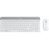 Logitech MK470 tastiera Mouse incluso RF Wireless QWERTZ Tedesco Bianco