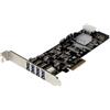 StarTech.com Adattatore scheda SuperSpeed USB 3.0 con 4 porte PCI Express (PCIe) con 2 canali da 5 Gbps dedicati - UASP -