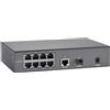 LevelOne FGP-1000W90 switch di rete Fast Ethernet (10/100) Supporto Power over Ethernet (PoE) Grigio