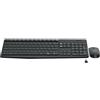 Logitech MK235 tastiera Mouse incluso RF Wireless Ceco Grigio