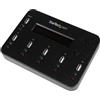 StarTech.com Docking Station per Unità Flash USB - Duplicatore/Eraser Standalone 1:5 per Chiavette USB consente la copia del