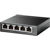 TP-Link TL-SG105MPE switch di rete L2 Gigabit Ethernet (10/100/1000) Supporto Power over Ethernet (PoE) Nero