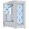 Corsair 5000X RGB QL Edition Midi Tower Bianco