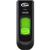 Team Group C145 unità flash USB 64 GB USB tipo A 3.2 Gen 1 (3.1 Gen 1) Nero, Verde