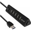 InLine 4043718232369 hub di interfaccia USB 3.2 Gen 1 (3.1 Gen 1) Type-A 5000 Mbit/s Nero