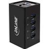 InLine 4043718214396 hub di interfaccia USB 3.2 Gen 1 (3.1 Gen 1) Type-A 5000 Mbit/s Nero