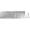 CHERRY DW 9100 SLIM tastiera Mouse incluso RF senza fili + Bluetooth QWERTY Inglese US Argento