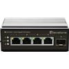 LevelOne IGU-0501 switch di rete Gigabit Ethernet (10/100/1000) Supporto Power over Ethernet (PoE) Nero