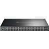 TP-Link Omada SG3452P switch di rete Gestito L2/L3 Gigabit Ethernet (10/100/1000) Supporto Power over Ethernet (PoE) 1U Nero