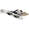 StarTech.com Scheda seriale PCI Express a due porte - Scheda di interfaccia seriale da PCIe a 2x RS232 (DB9)- Scheda PCIe con