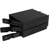 StarTech.com Scheda backplane per rack portatili hot-swap trayless in alluminio 3 alloggiamenti per SAS II/SATA III 3,5- HDD 6