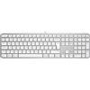 Logitech MX Keys S tastiera RF senza fili + Bluetooth QWERTY US International Alluminio, Bianco