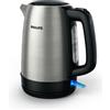 Philips Daily Collection HD9350/90 Bollitore in metallo, coperchio a molla, indic. lum.