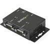 StarTech.com Hub adattatore USB a seriale 2 porte per montaggio a parete con clip per guide DIN