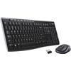 Logitech Wireless Combo MK270 tastiera Mouse incluso USB QWERTZ Svizzere Nero