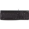 Logitech Keyboard K120 for Business tastiera USB QWERTY Spagnolo Nero