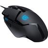Logitech G G402 Hyperion Fury mouse Giocare Mano destra USB tipo A 4000 DPI