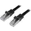 StarTech.com N6SPAT50CMBK cavo di rete Nero 0,5 m Cat6 SF/UTP (S-FTP)