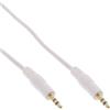 InLine IInLine Cavo Audio Jack 3,5mm maschio / maschio, bianco/oro, 5m