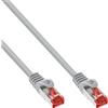 InLine Cavo patch Lan, S/FTP (PiMf), Cat.6, 250Mhz, PVC, CCA, grigio, 0,25m