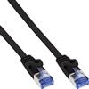 InLine Cavo Patch Lan piatto, U/FTP, Cat.6A, nero, 2m