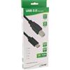 InLine Cavo USB 2.0 C maschio / B maschio, nero, USB Power 3A@1m, 0,5A@5m, 2m