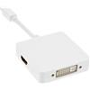 InLine Adattatore Mini DisplayPort m. a HDMI/DVI/DisplayPort f., DP 1.1a