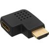 InLine Adattatore HDMI Tipo A Maschio/Femmina, angolato 90° sinistra, 4K2K