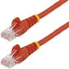 StarTech.com Cavo di rete CAT 5e - Cavo Patch Ethernet RJ45 UTP Rosso da 3m antigroviglio