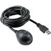 InLine Cavo USB 3.2 Gen.1 A M-F, Docking Stand con base magnetica, 1m