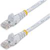 StarTech.com Cavo di Rete da 50cm Bianco Cat5e Ethernet RJ45 Antigroviglio