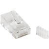 StarTech.com Connettore modulare RJ45 CAT6 per cavo solido - Confezione da 50 unità