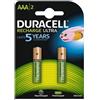 Duracell 203815 batteria per uso domestico Batteria ricaricabile Mini Stilo AAA Nichel-Metallo Idruro (NiMH)