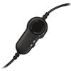 Logitech 981-000589 cuffia e auricolare Cablato A Padiglione Ufficio Nero