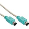 InLine Cavo PS/2, 6pin Mini-Din M-M pc99, connettore verde,2m
