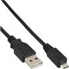 InLine Cavo USB 2.0 Micro, A maschio / Micro B maschio, nero, 3m