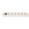 Brennenstuhl 1150650326 prolunghe e multiple 3 m 6 presa(e) AC Interno Bianco