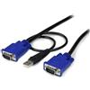 StarTech.com Cavo sottile KVM, VGA, USB, 2 in 1 1,3 m c.a.