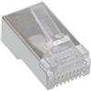 InLine Spina modulare 8P8C RJ45 a crimpare su cavo tondo, schermato, 10pz.