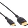 InLine Cavo mini HDMI 2.0, Super Slim A/C, Ethernet,, 4K2K, 4K3D, 1,5m, Premium