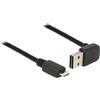 DeLOCK 1m, USB 2.0-A - USB 2.0 micro-B cavo USB USB A Micro-USB B Nero