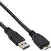 InLine 35405 cavo USB USB 3.2 Gen 1 (3.1 Gen 1) 0,5 m USB A Micro-USB B Nero